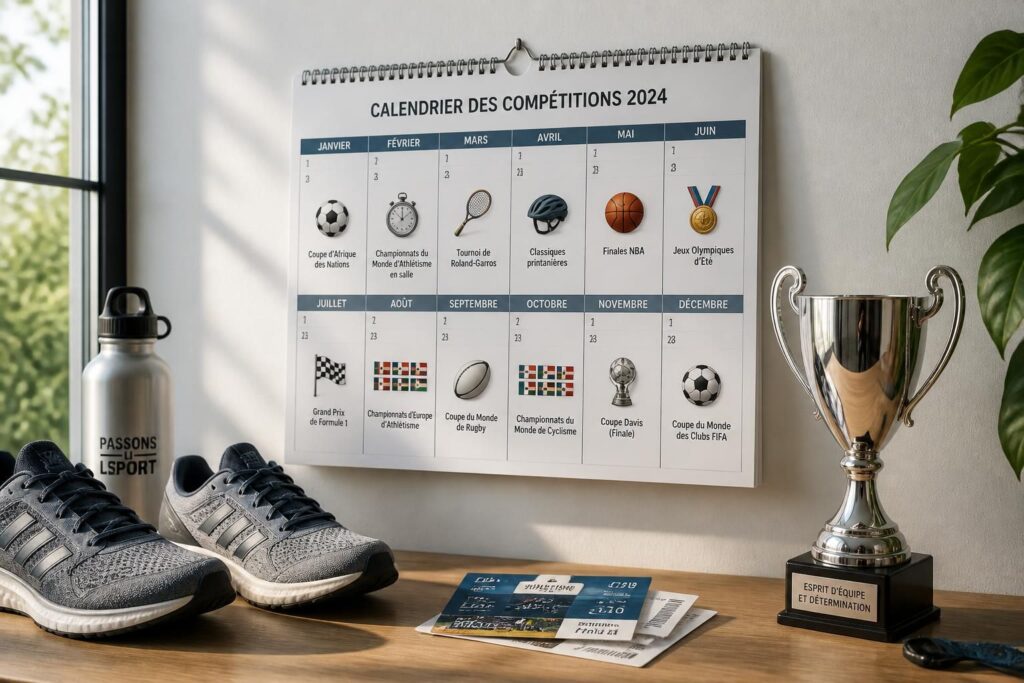 découvrez le calendrier complet des grandes compétitions sportives de l'année à ne pas manquer, avec toutes les dates essentielles pour suivre vos événements favoris.