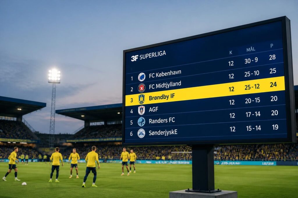 suivez le classement actuel de brøndby en championnat et découvrez les résultats récents de l'équipe à ne pas manquer.